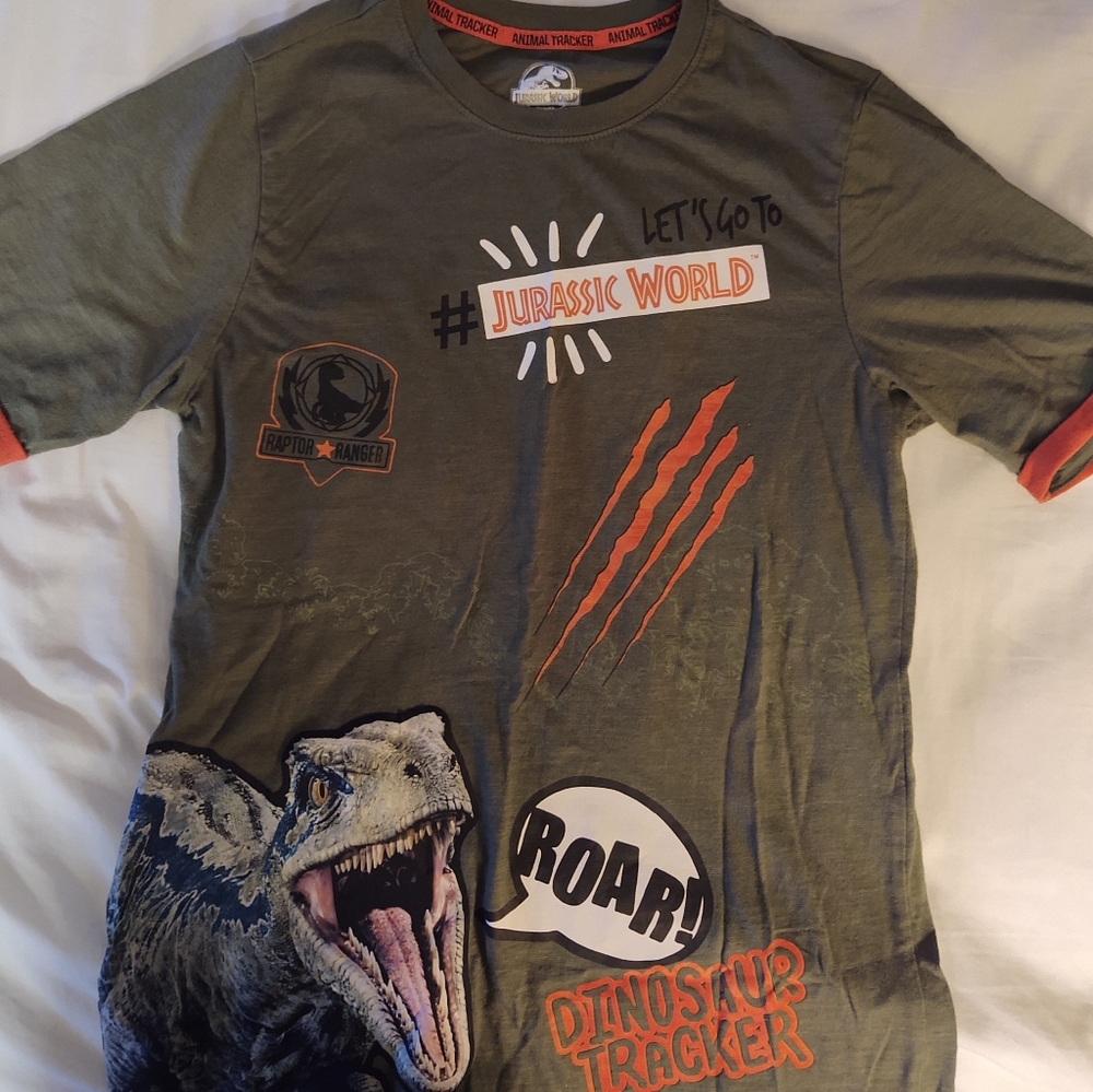 Jurassic world big boys shirt